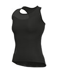 ALÉ Cycling sleeveless jersey - PRAGMA COLOR BLOCK - black