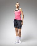 ALÉ Cycling sleeveless jersey - COLOR BLOCK PRAGMA - pink