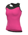 ALÉ Cycling sleeveless jersey - COLOR BLOCK PRAGMA - pink