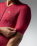 ALÉ Cycling short sleeve jersey - R-EV1 QUICK - bordeaux