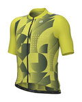ALÉ Cycling short sleeve jersey - PRAGMA ENJOY - yellow