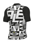 ALÉ Cycling short sleeve jersey - MULTIVERSO PR-E - black/white