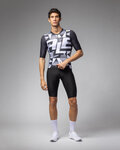ALÉ Cycling short sleeve jersey - MULTIVERSO PR-E - black/white
