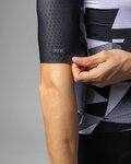 ALÉ Cycling short sleeve jersey - MULTIVERSO PR-E - black/white