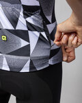 ALÉ Cycling short sleeve jersey - MULTIVERSO PR-E - black/white