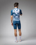 ALÉ Cycling short sleeve jersey - MULTIVERSO PR-E - blue/white
