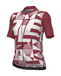 ALÉ Cycling short sleeve jersey - MULTIVERSO PR-E - red/white