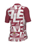 ALÉ Cycling short sleeve jersey - MULTIVERSO PR-E - red/white