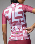 ALÉ Cycling short sleeve jersey - MULTIVERSO PR-E - red/white