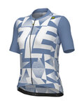ALÉ Cycling short sleeve jersey - MULTIVERSO PR-E - blue/white