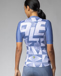 ALÉ Cycling short sleeve jersey - MULTIVERSO PR-E - blue/white