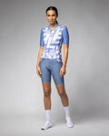 ALÉ Cycling short sleeve jersey - MULTIVERSO PR-E - blue/white