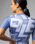 ALÉ Cycling short sleeve jersey - MULTIVERSO PR-E - blue/white