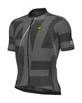ALÉ Cycling short sleeve jersey - PR-E SYNERGY - grey