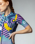 ALÉ Cycling short sleeve jersey - PR-E GAMES - pink/turquoise/yellow