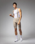 ALÉ Cycling bib shorts - MASTER 2.0 PR-E - beige