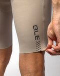 ALÉ Cycling bib shorts - MASTER 2.0 PR-E - beige