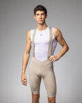 ALÉ Cycling bib shorts - MASTER 2.0 PR-E - beige