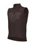 ALÉ Cycling gilet - PR-E SAUVAGE - brown