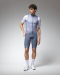 ALÉ Cycling gilet - SAUVAGE PR-E - silver/light blue
