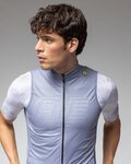 ALÉ Cycling gilet - SAUVAGE PR-E - silver/light blue