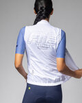 ALÉ Cycling gilet - SAUVAGE PR-E - white