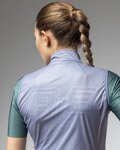 ALÉ Cycling gilet - SAUVAGE PR-E - silver/light blue
