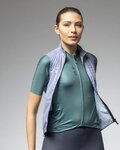 ALÉ Cycling gilet - SAUVAGE PR-E - silver/light blue