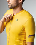 ALÉ Cycling short sleeve jersey - PR-E FOLLOW ME - yellow