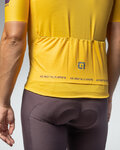 ALÉ Cycling short sleeve jersey - PR-E FOLLOW ME - yellow