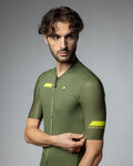 ALÉ Cycling short sleeve jersey - PR-E FOLLOW ME - green