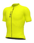 ALÉ Cycling short sleeve jersey - PRAGMA COLOR BLOCK - yellow