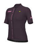 ALÉ Cycling short sleeve jersey - PR-E FOLLOW ME - purple