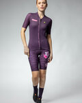 ALÉ Cycling short sleeve jersey - PR-E FOLLOW ME - purple