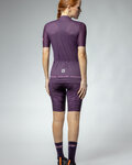 ALÉ Cycling short sleeve jersey - PR-E FOLLOW ME - purple