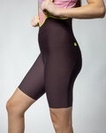 ALÉ Cycling bib shorts - PR-E MASTER 2.0 - brown