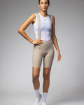 ALÉ Cycling bib shorts - MASTER 2.0 PR-E - beige