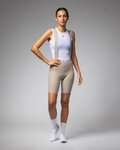 ALÉ Cycling bib shorts - MASTER 2.0 PR-E - beige
