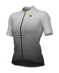 ALÉ Cycling short sleeve jersey - R-EV1 ARTIKA - grey