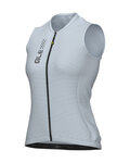 ALÉ Cycling sleeveless jersey - COLOR BLOCK PRAGMA - light blue