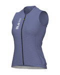 ALÉ Cycling sleeveless jersey - COLOR BLOCK PRAGMA - blue