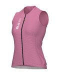 ALÉ Cycling sleeveless jersey - COLOR BLOCK PRAGMA - pink