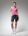 ALÉ Cycling sleeveless jersey - COLOR BLOCK PRAGMA - pink