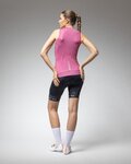 ALÉ Cycling sleeveless jersey - COLOR BLOCK PRAGMA - pink