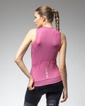 ALÉ Cycling sleeveless jersey - COLOR BLOCK PRAGMA - pink