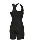 ALÉ Cycling skinsuit - PRAGMA COLOR BLOCK - black