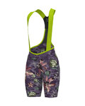 ALÉ Cycling bib shorts - PR-E SAUVAGE - purple