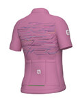 ALÉ Cycling short sleeve jersey - KID MEGABYTE - pink