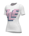 ALÉ Cycling short sleeve t-shirt - INTIMO MULTIVERSO - white