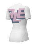 ALÉ Cycling short sleeve t-shirt - INTIMO MULTIVERSO - white